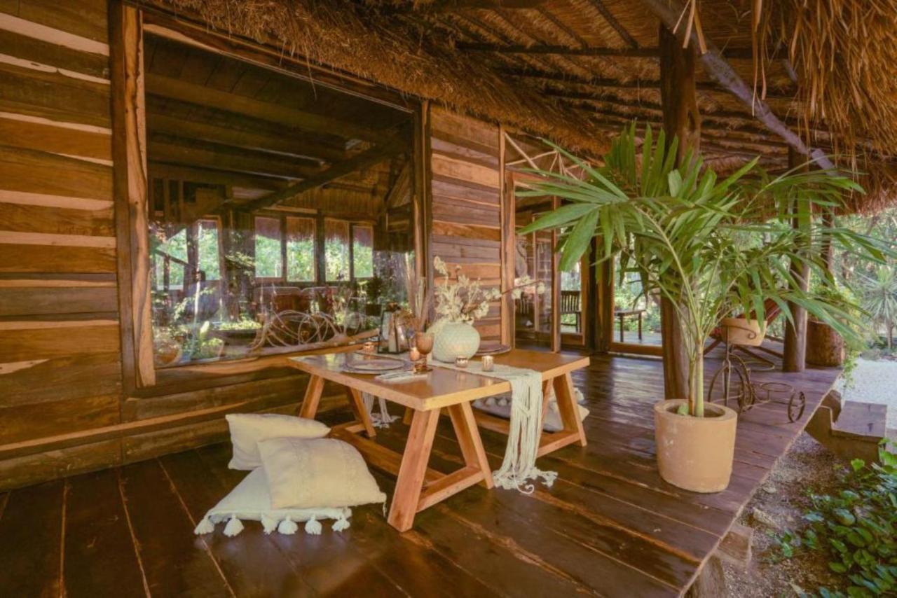 Madre Tierra Eco Habitat Guest House Пуерто Морелос Екстериор снимка