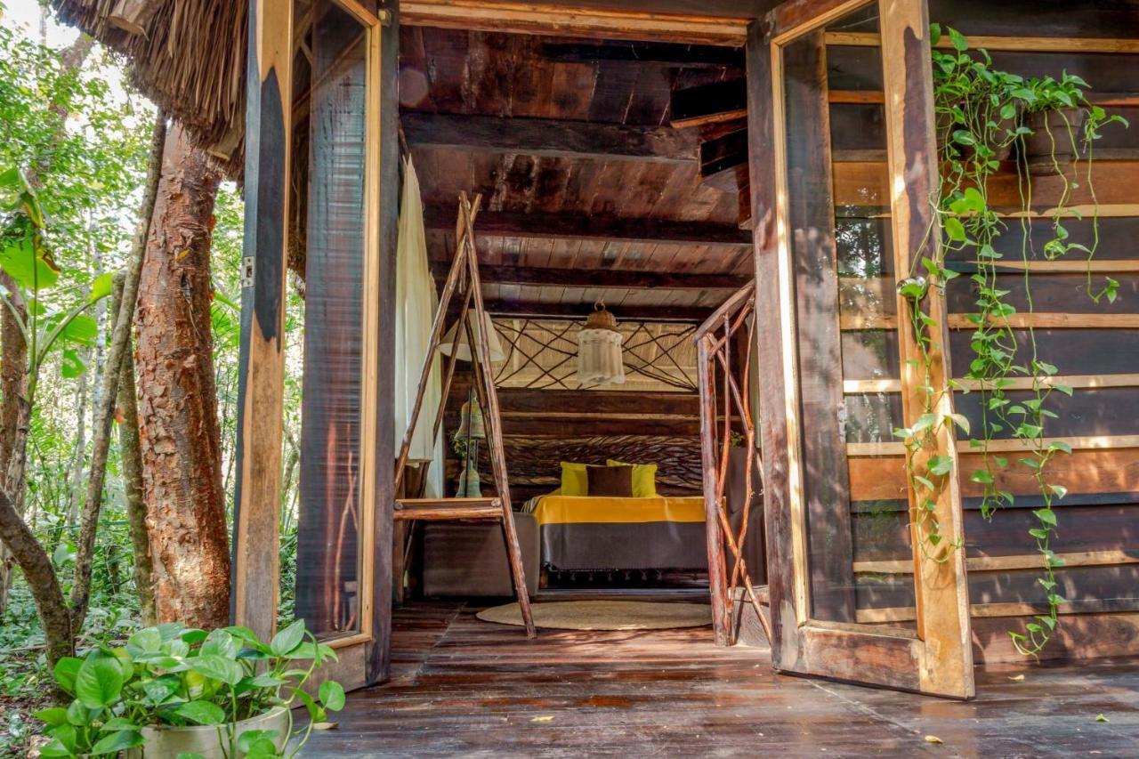 Madre Tierra Eco Habitat Guest House Пуерто Морелос Екстериор снимка