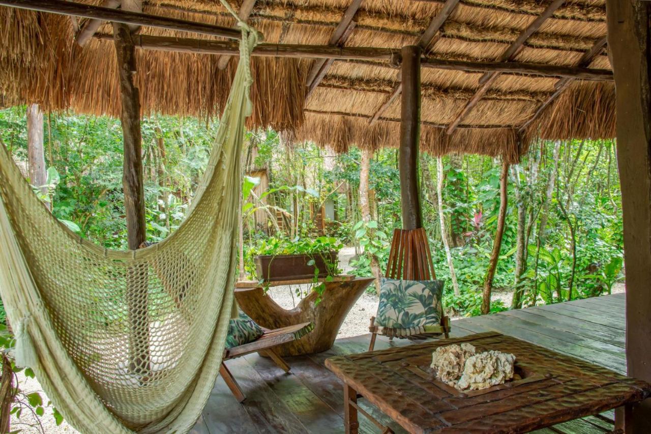Madre Tierra Eco Habitat Guest House Пуерто Морелос Екстериор снимка
