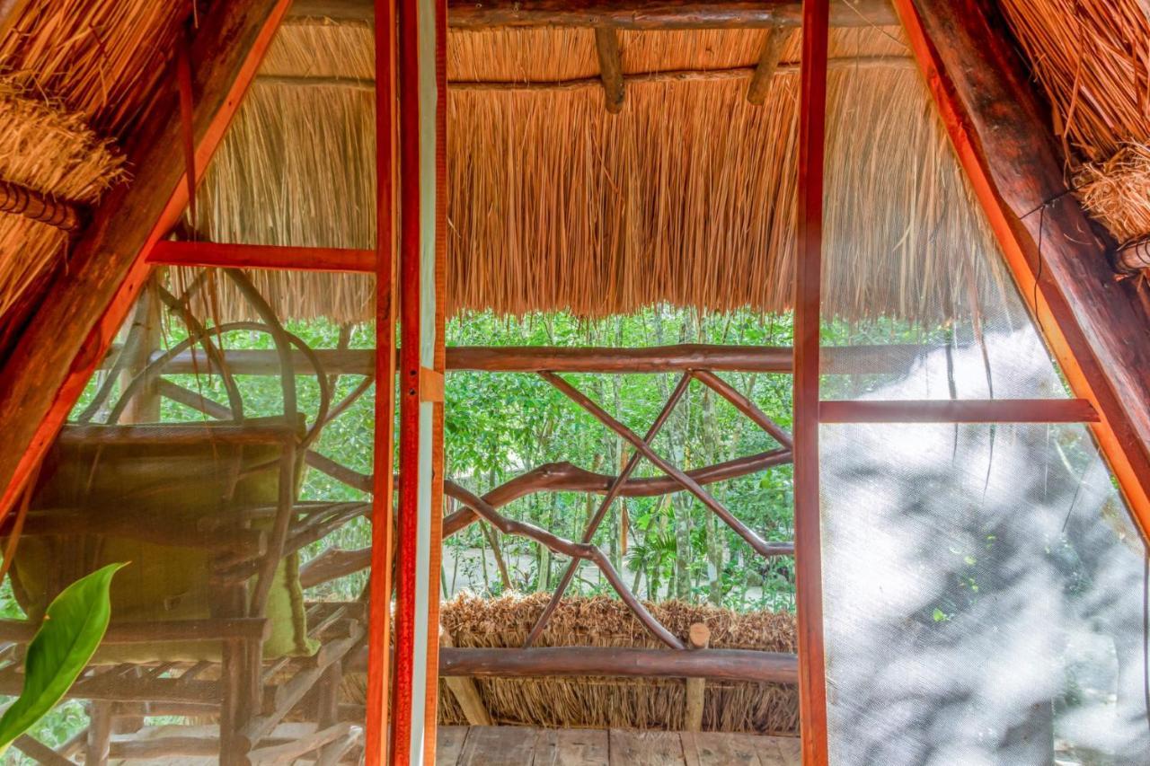 Madre Tierra Eco Habitat Guest House Пуерто Морелос Екстериор снимка