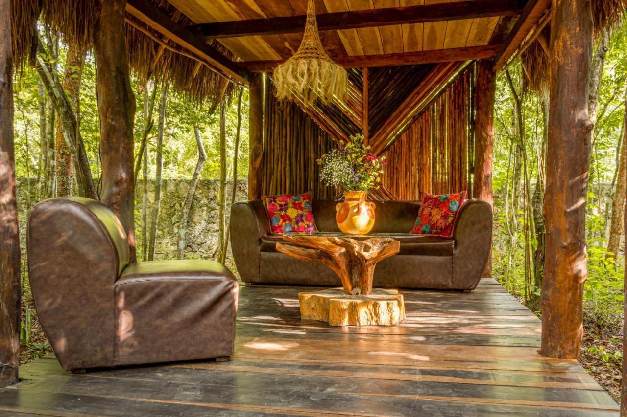 Madre Tierra Eco Habitat Guest House Пуерто Морелос Екстериор снимка