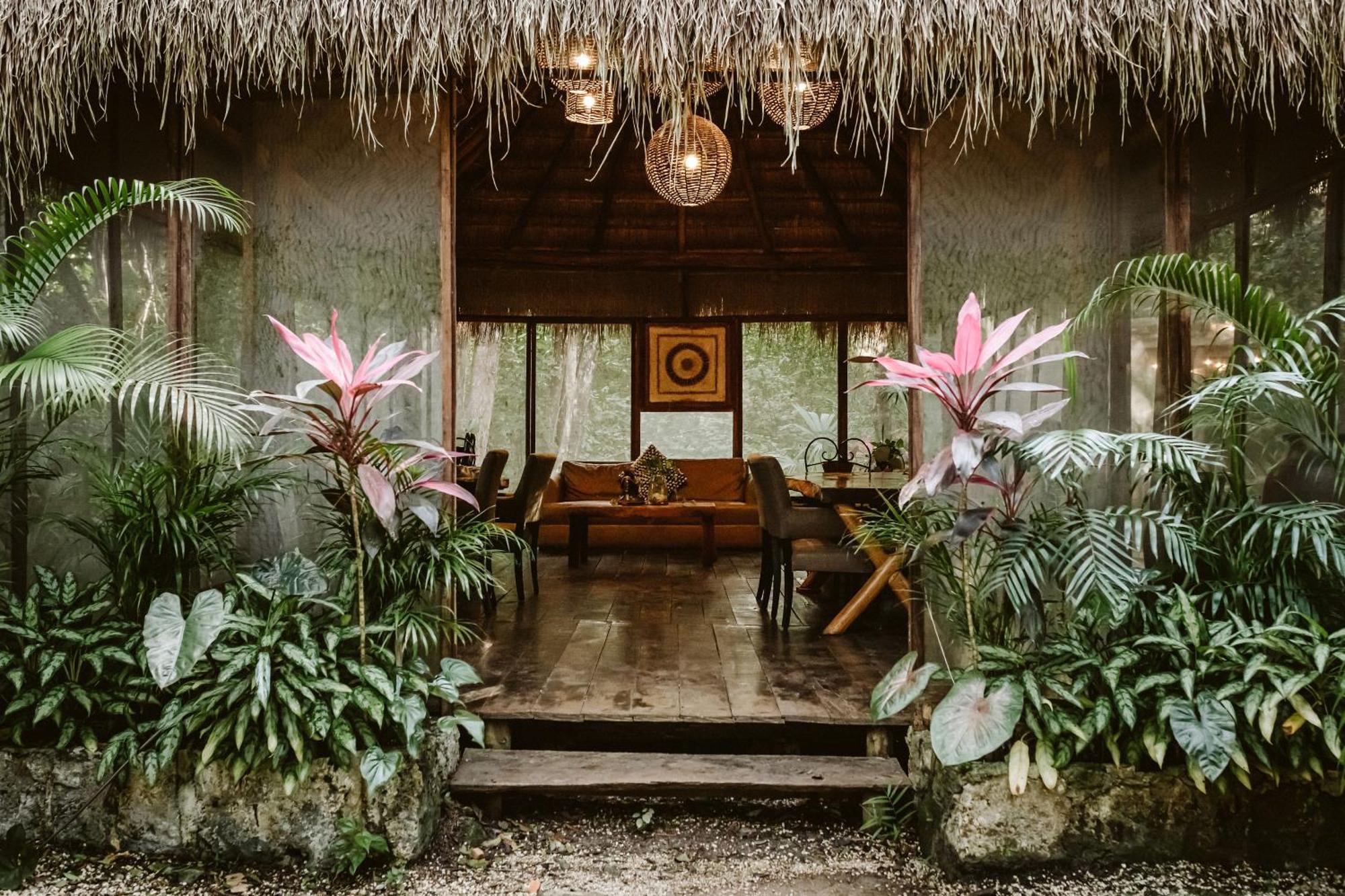 Madre Tierra Eco Habitat Guest House Пуерто Морелос Екстериор снимка