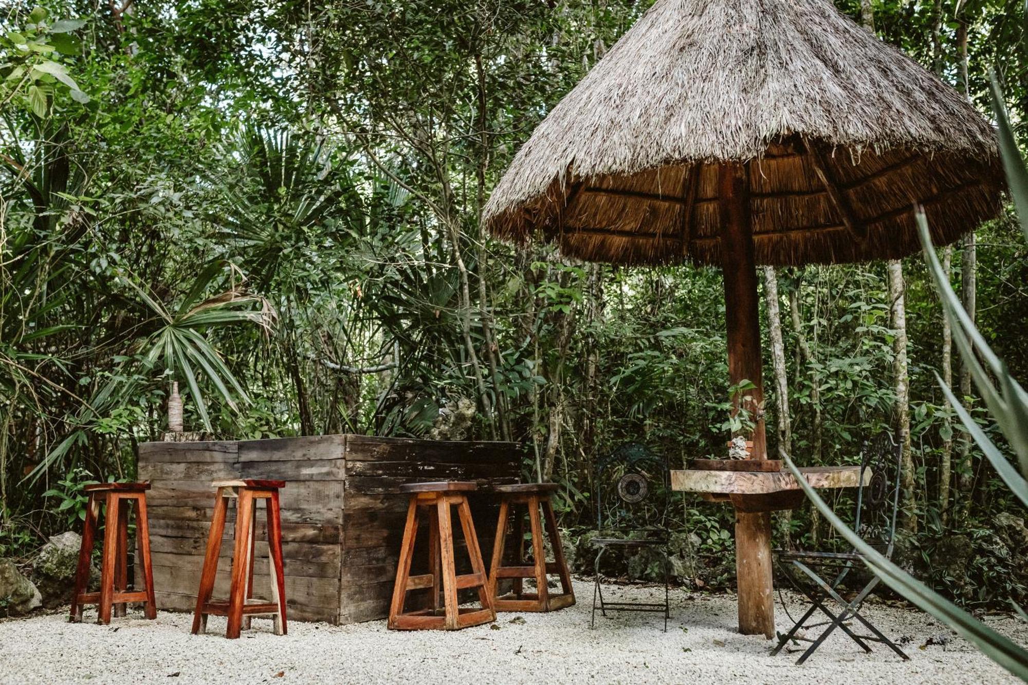 Madre Tierra Eco Habitat Guest House Пуерто Морелос Екстериор снимка