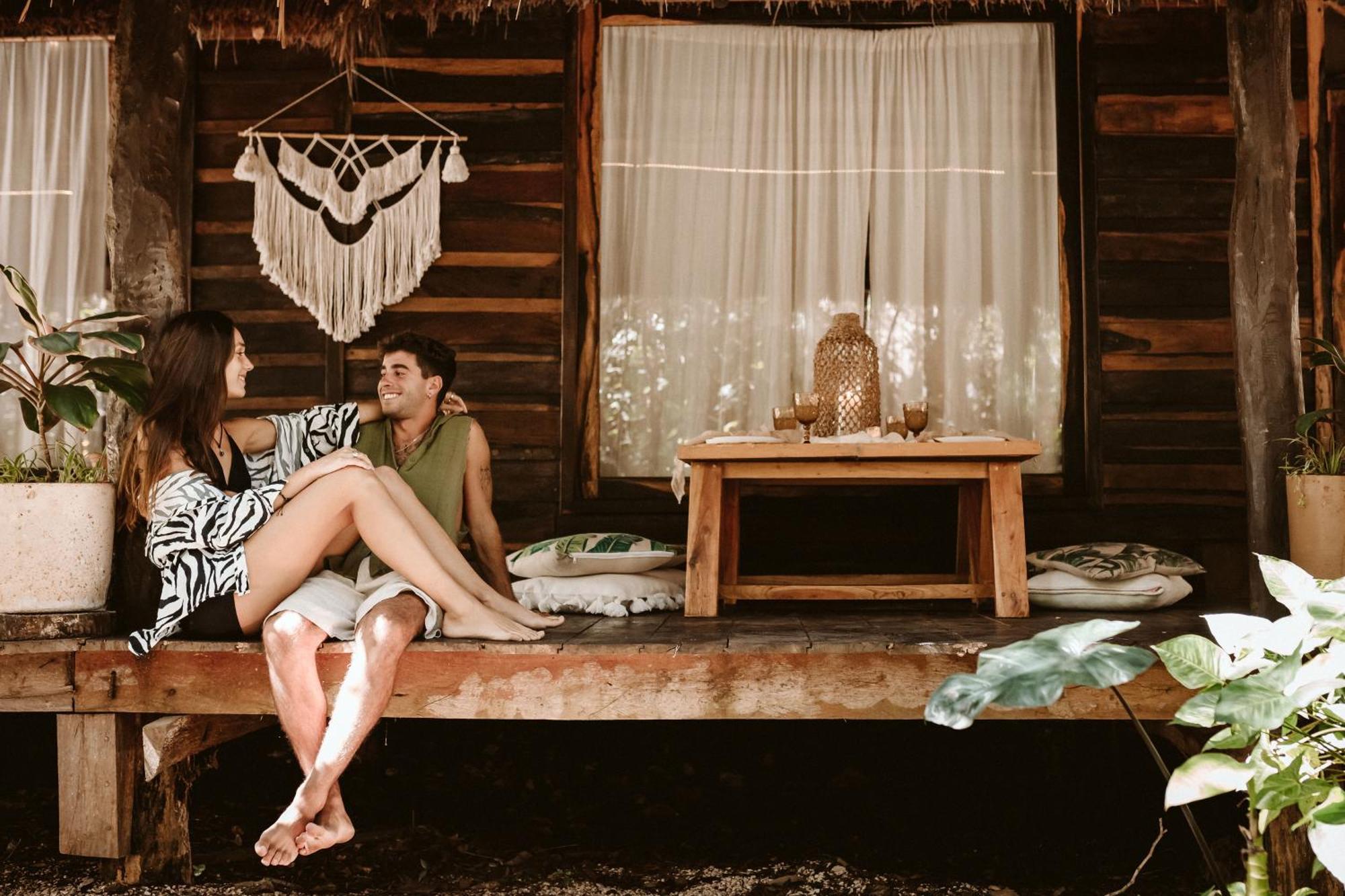 Madre Tierra Eco Habitat Guest House Пуерто Морелос Екстериор снимка