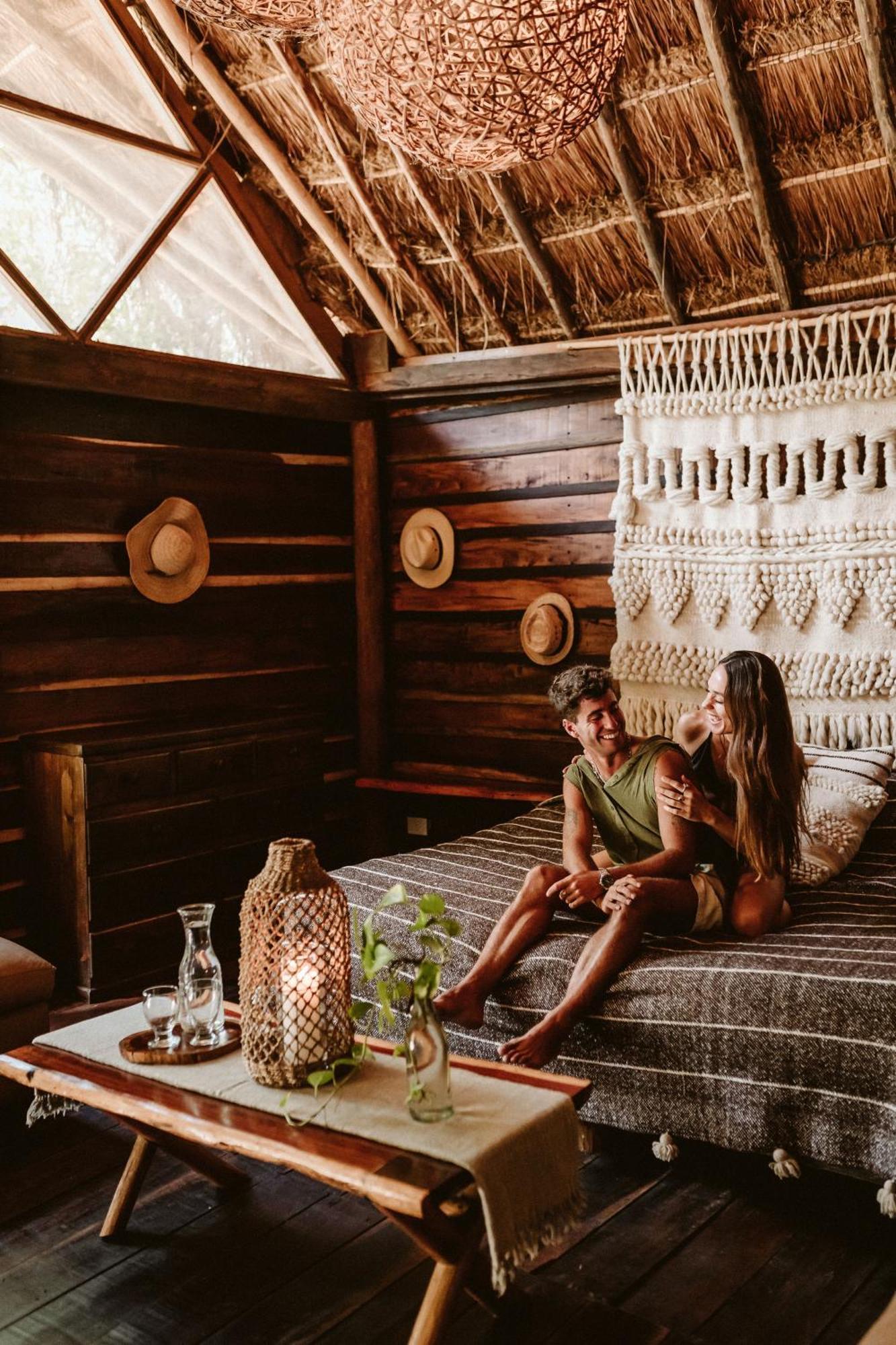 Madre Tierra Eco Habitat Guest House Пуерто Морелос Екстериор снимка